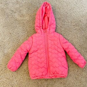 Carter’s puffer jacket| Pink| Worn Lightly| Size 2T|Pink